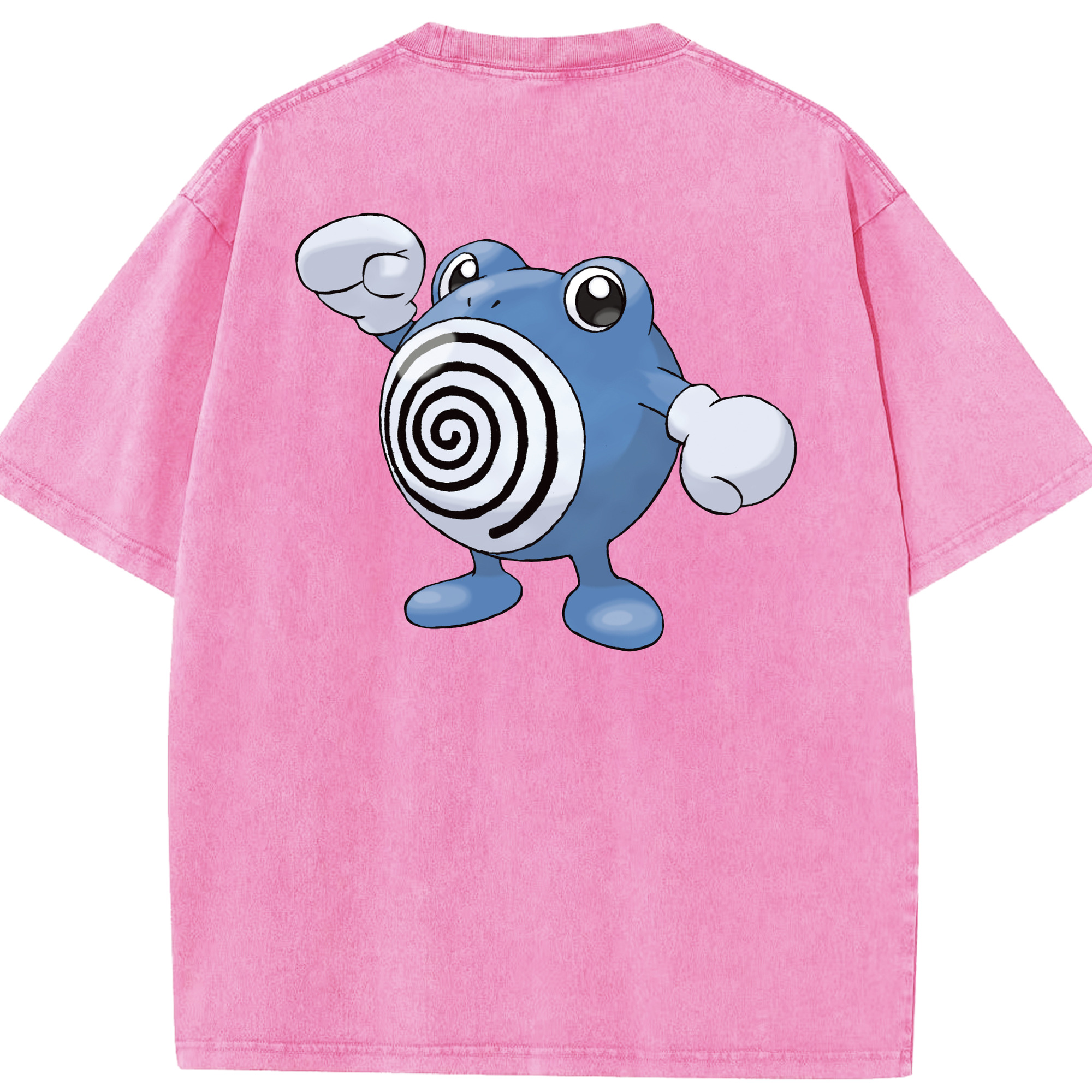 （画像用） ポケットモンスター Pokémon 綿100% ヴィンテージ風 半袖Tシャツ（背面プリント）